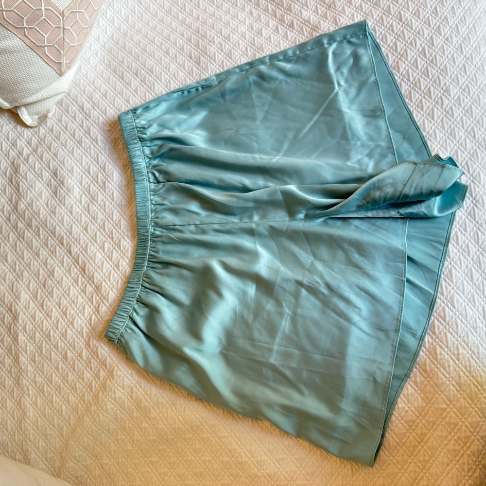 Daily Drills Blue Silky Shorts